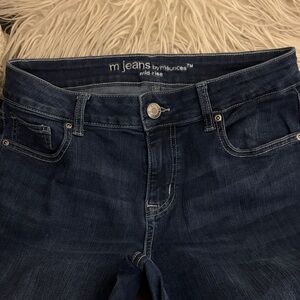 Maurices Dark Blue Mid Rise Jeans